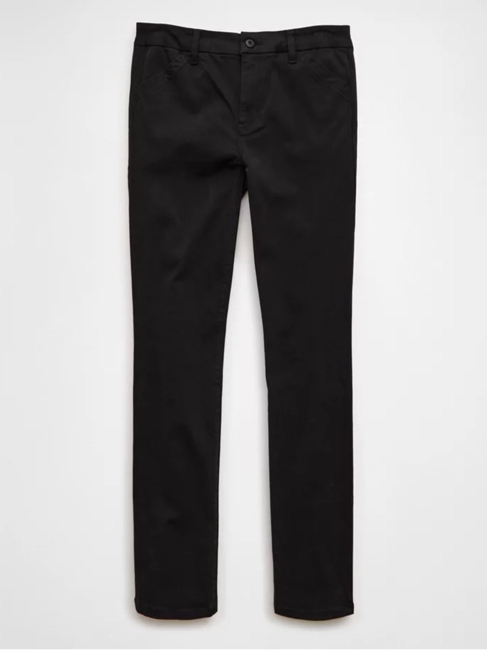 AE Size 10 Long Black Skinny Trousers Pants
